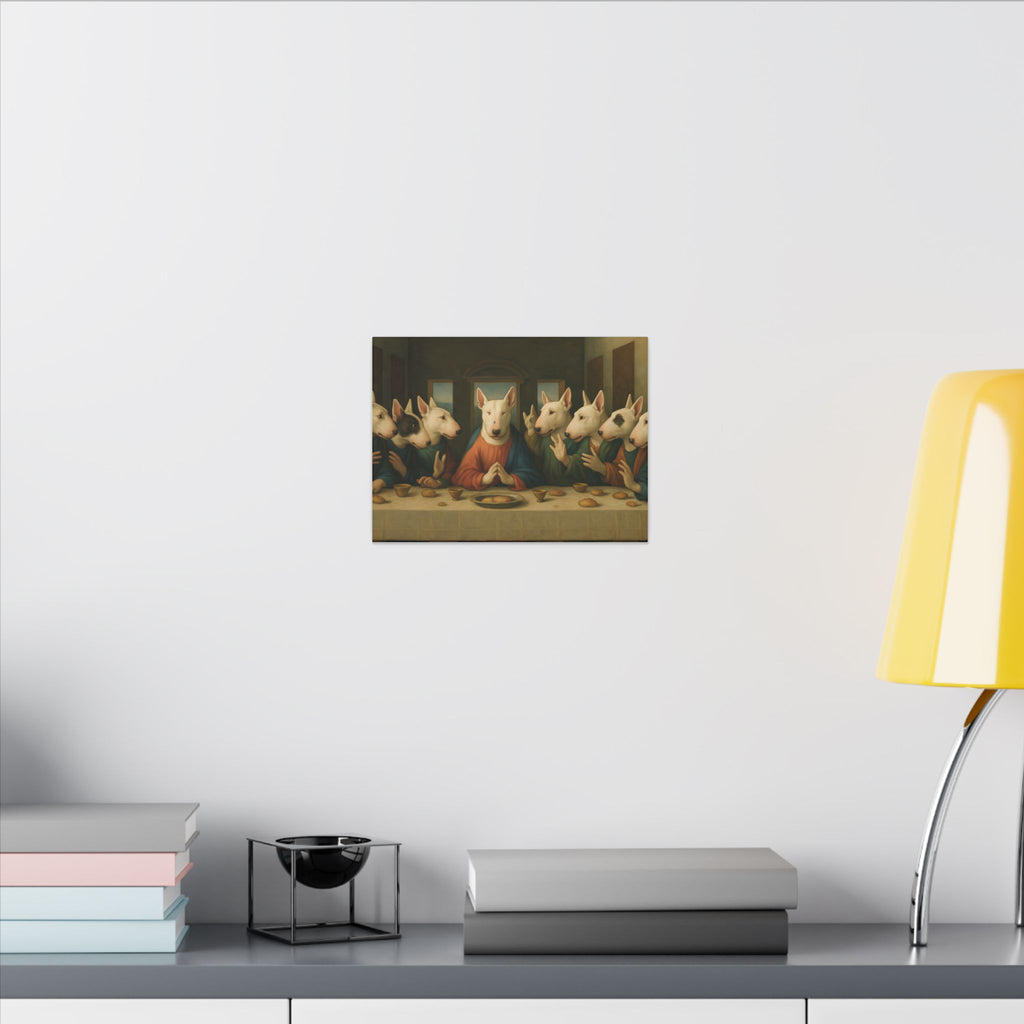 Bull Terrier The Last Supper — after Leonardo da Vinci, 1498 | Canvas