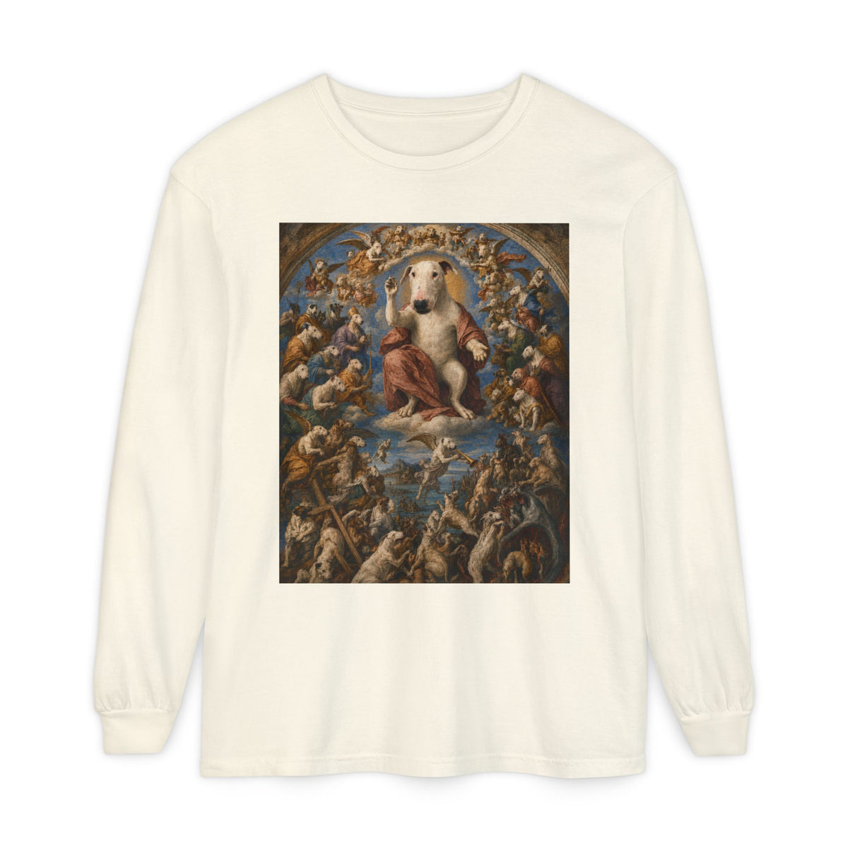 Bull Terrier The Last Judgement — after Michelangelo, 1541 | Long Sleeve