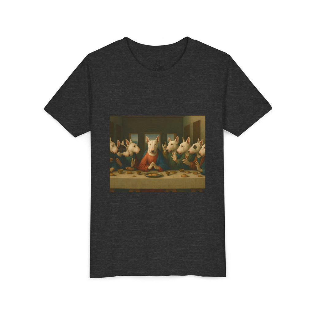 Bull Terrier The Last Supper — after Leonardo da Vinci, 1498 | Youth Tee