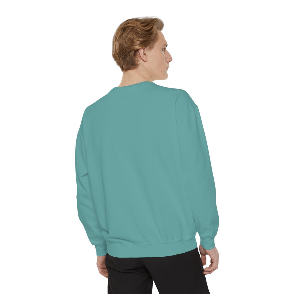 Bull Terrier The Creation of Adam — after Michelangelo, 1512 | Crewneck