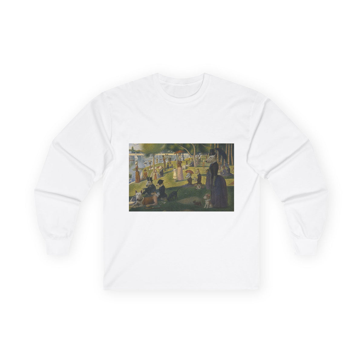 Bull Terrier A Sunday Afternoon on La Grande Jatte — after Georges Seurat, 1886 | Print