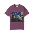 Bull Terrier The Starry Night — after Vincent van Gogh, 1889 | Garment-Dyed Tee