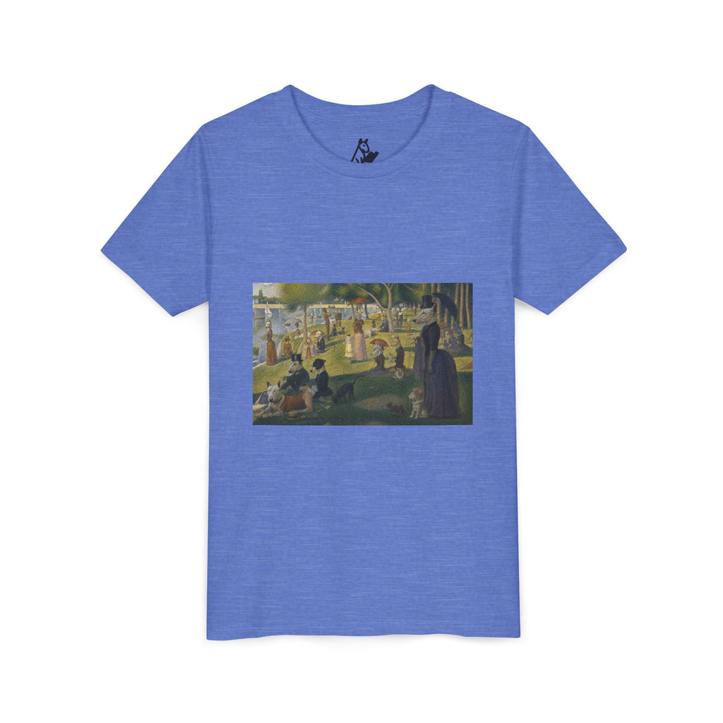 Bull Terrier A Sunday Afternoon on La Grande Jatte — after Georges Seurat, 1886 | Youth Tee