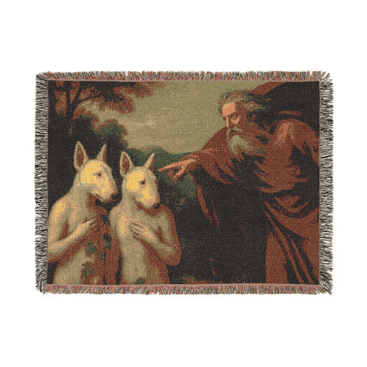 Bull Terrier The Rebuke of Adam and Eve — after Domenichino, 1626 | Blanket