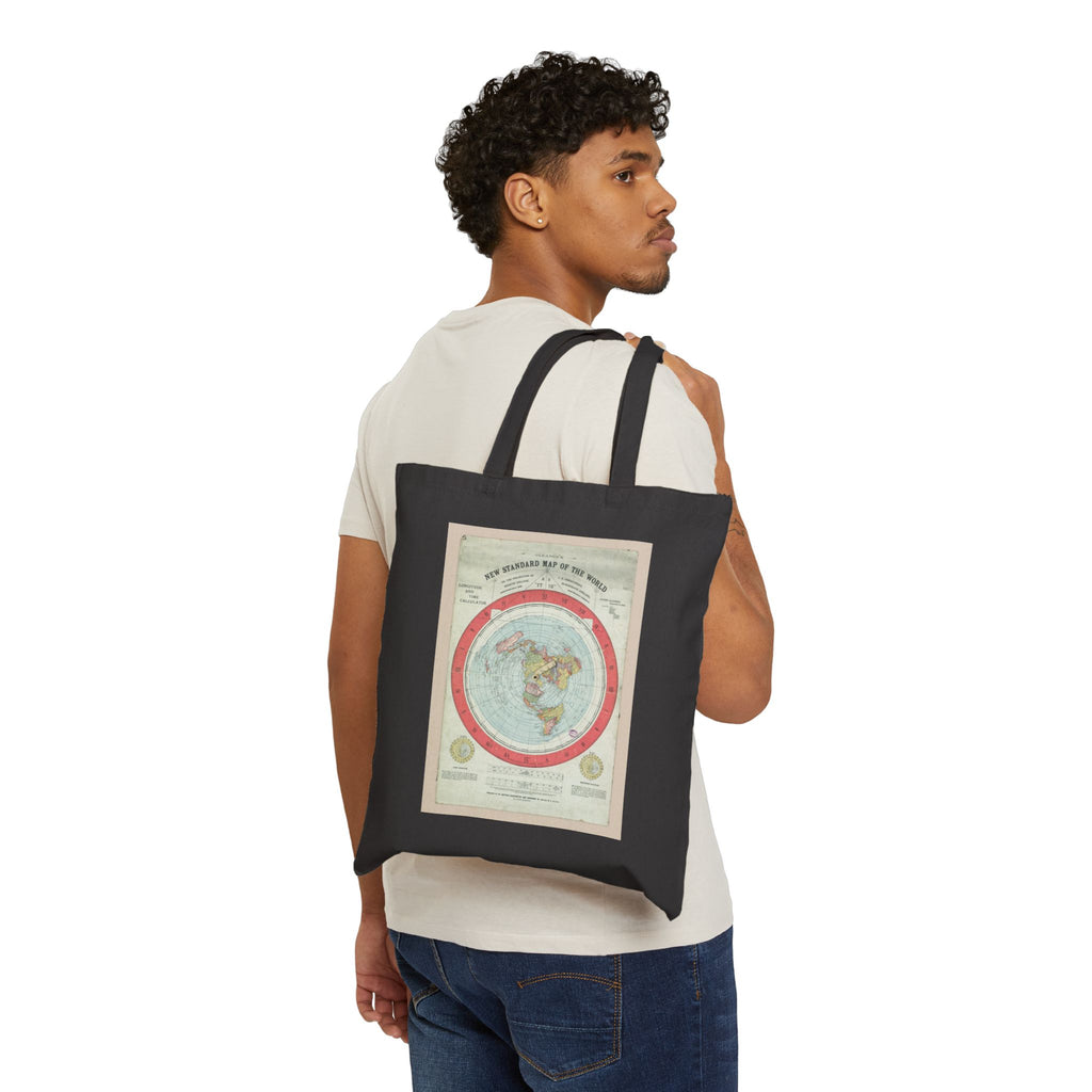 Gleason's New Standard Map of the World, 1892 | Canvas Tote