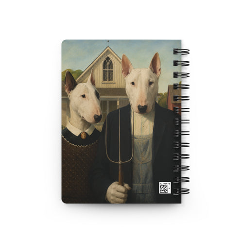 Bull Terrier American Gothic — after Grant Wood, 1930 | Journal