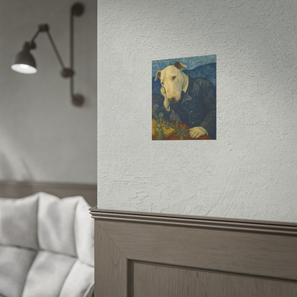 Bull Terrier Portrait Of Doctor Gachet — after Vincent van Gogh, 1890 | Print