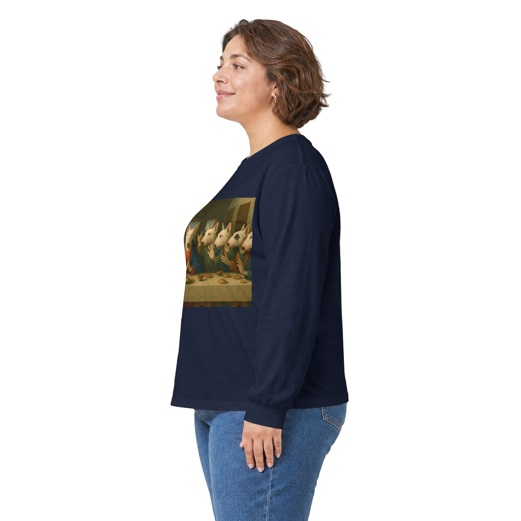Bull Terrier The Last Supper — after Leonardo da Vinci, 1498 | Long Sleeve