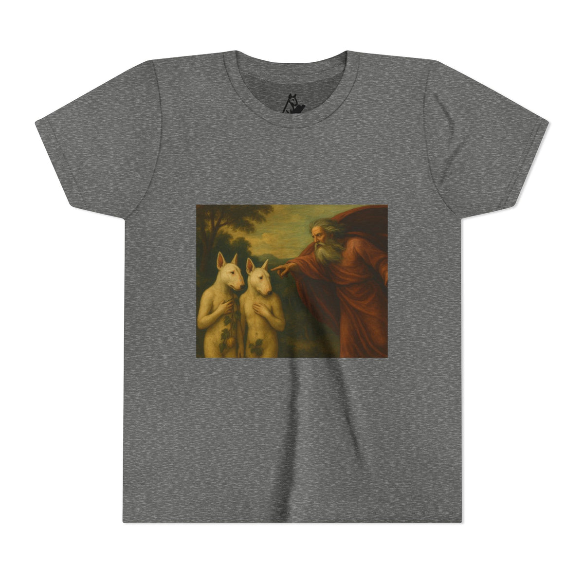 Bull Terrier The Rebuke of Adam and Eve — after Domenichino, 1626 | Youth Tee