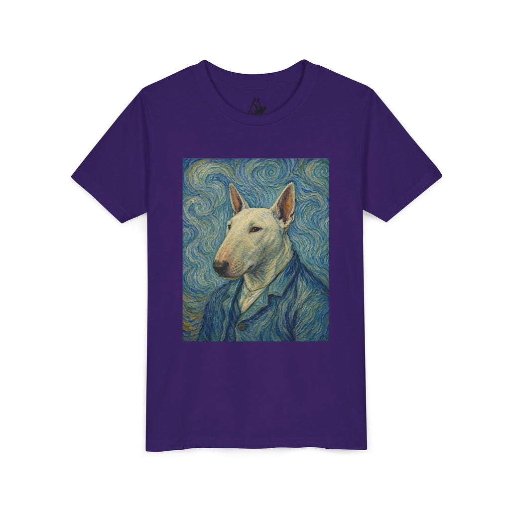 Bull Terrier Self-Portrait — after Vincent van Gogh, 1889 | Youth Tee