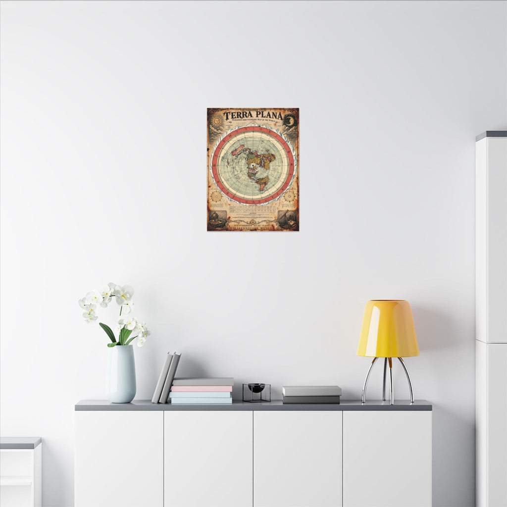 Terra Plana, The Forbidden Atlas Plate I | Canvas