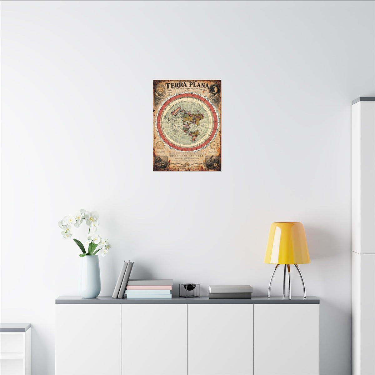 Terra Plana, The Forbidden Atlas Plate I | Canvas
