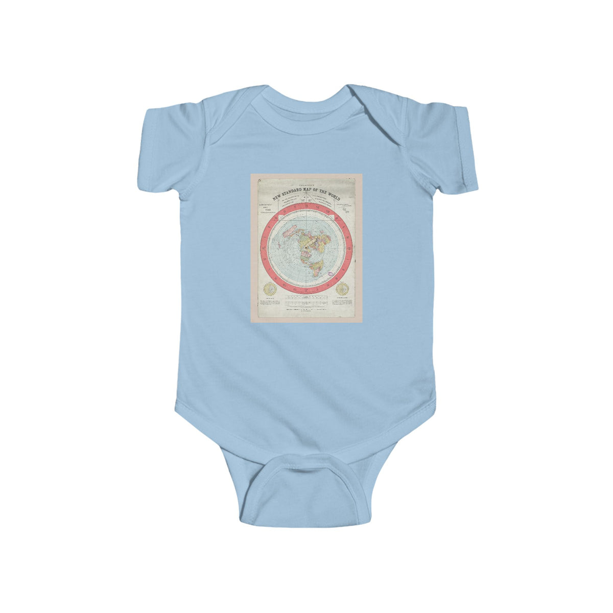 Gleason's New Standard Map of the World, 1892 | Bodysuit