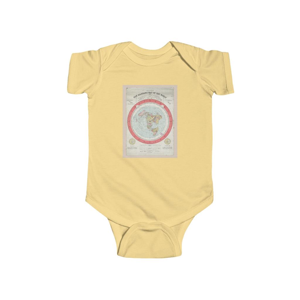 Gleason's New Standard Map of the World, 1892 | Bodysuit