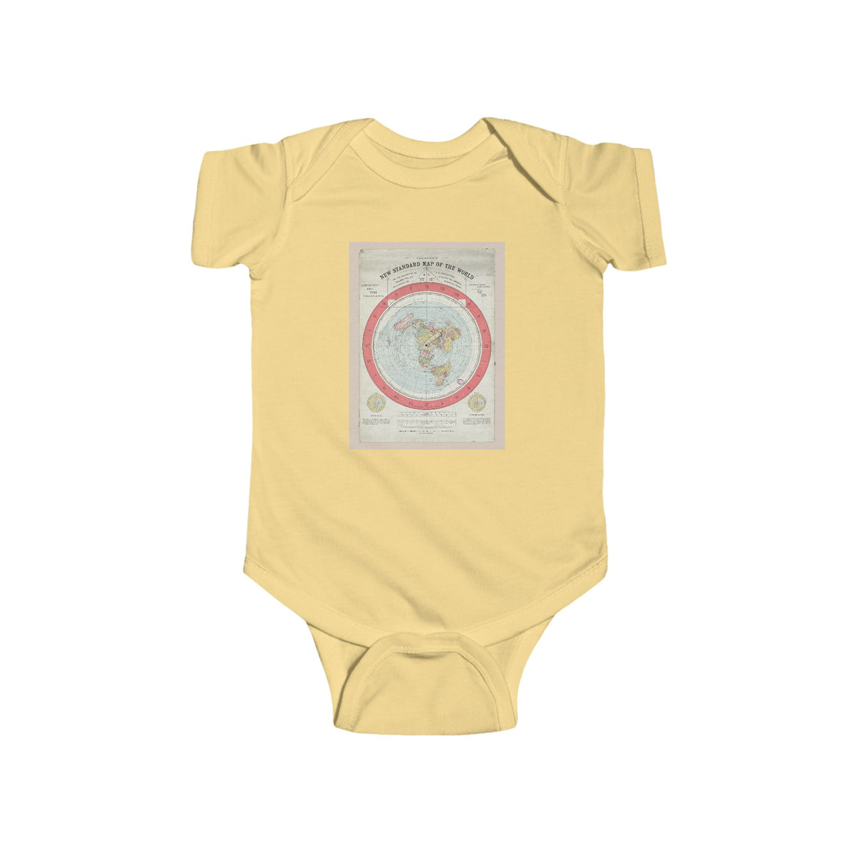 Gleason's New Standard Map of the World, 1892 | Bodysuit