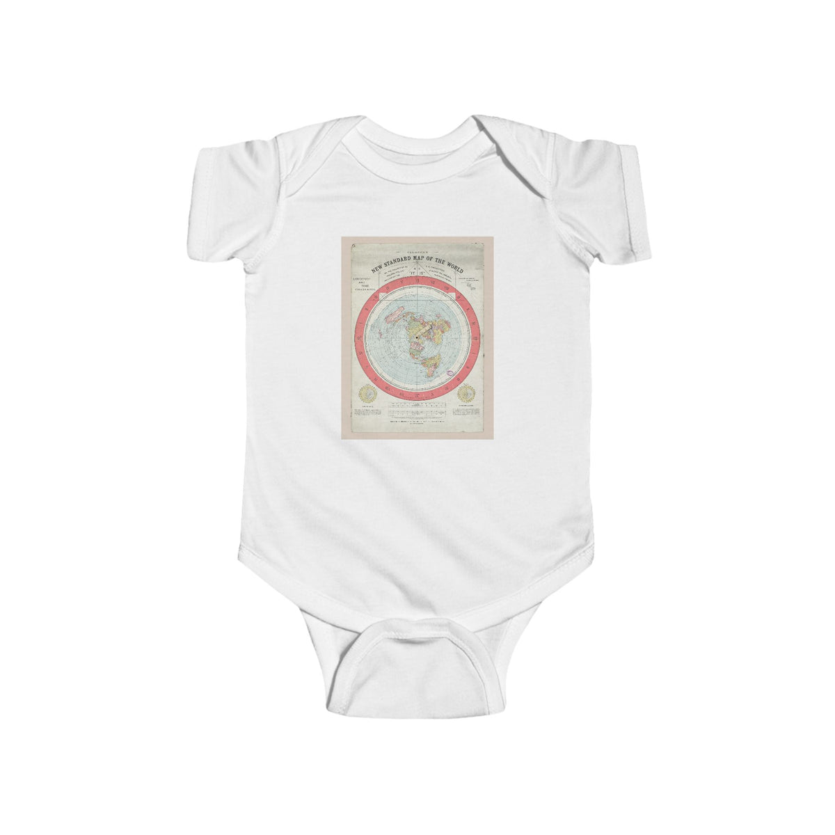 Gleason's New Standard Map of the World, 1892 | Bodysuit