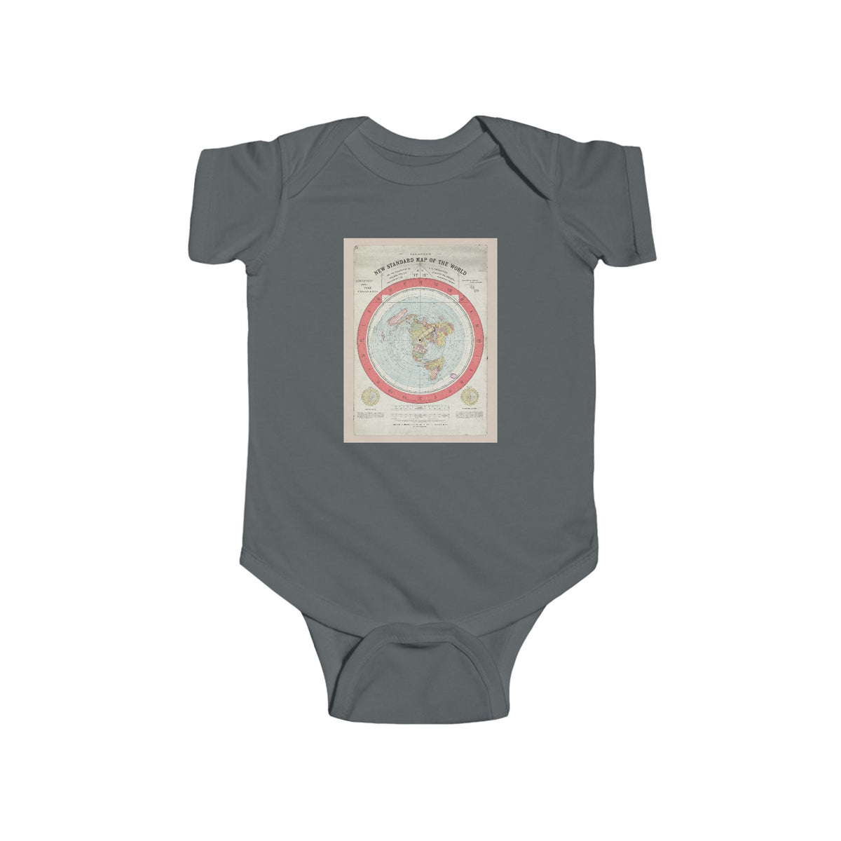 Gleason's New Standard Map of the World, 1892 | Bodysuit