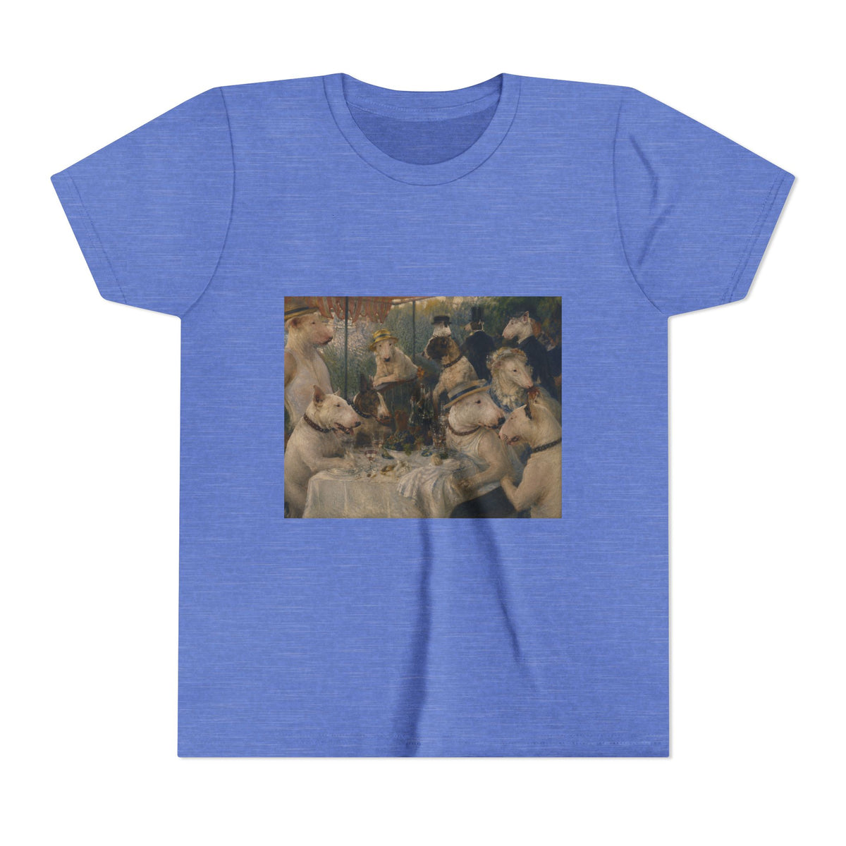 Bull Terrier Luncheon of the Boating Party — after Pierre-Auguste Renoir, 1881 | Youth Tee