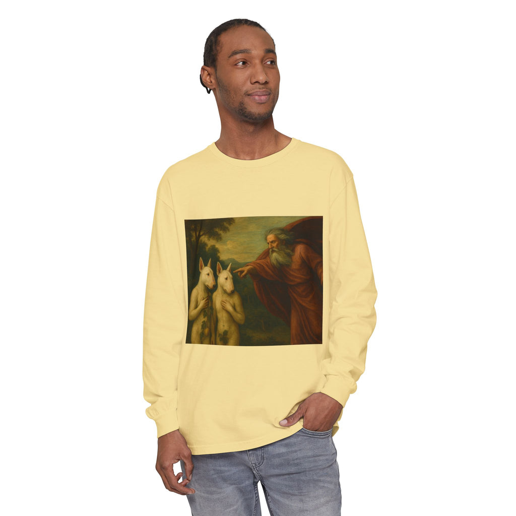 Bull Terrier The Rebuke of Adam and Eve — after Domenichino, 1626 | Long Sleeve