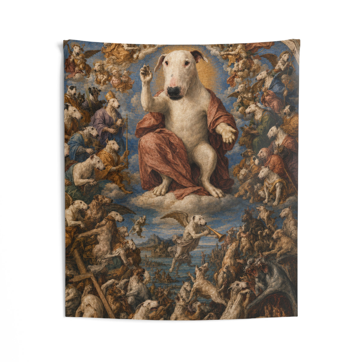Bull Terrier The Last Judgement — after Michelangelo, 1541 | Tapestry