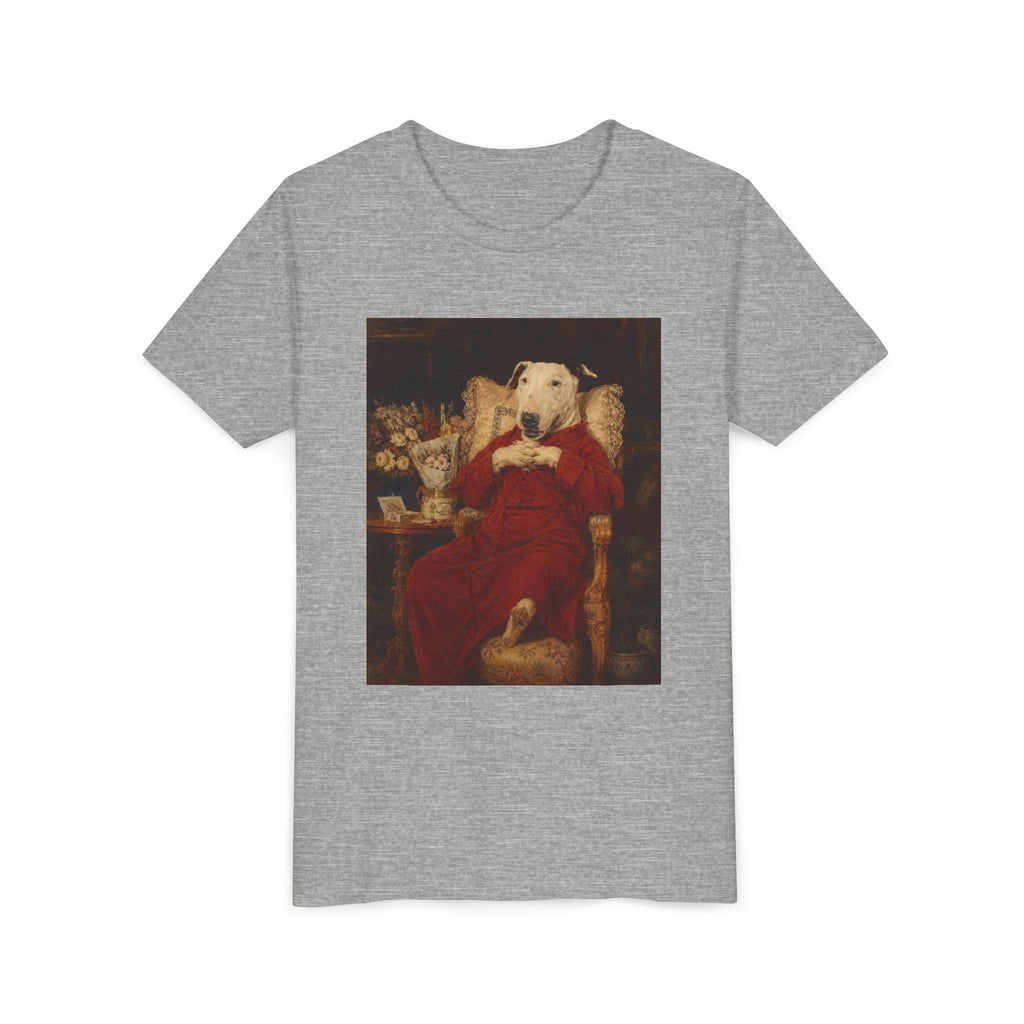 Bull Terrier A Happy Birthday — after Antonio Casanova y Estorach, c.1890 | Youth Tee