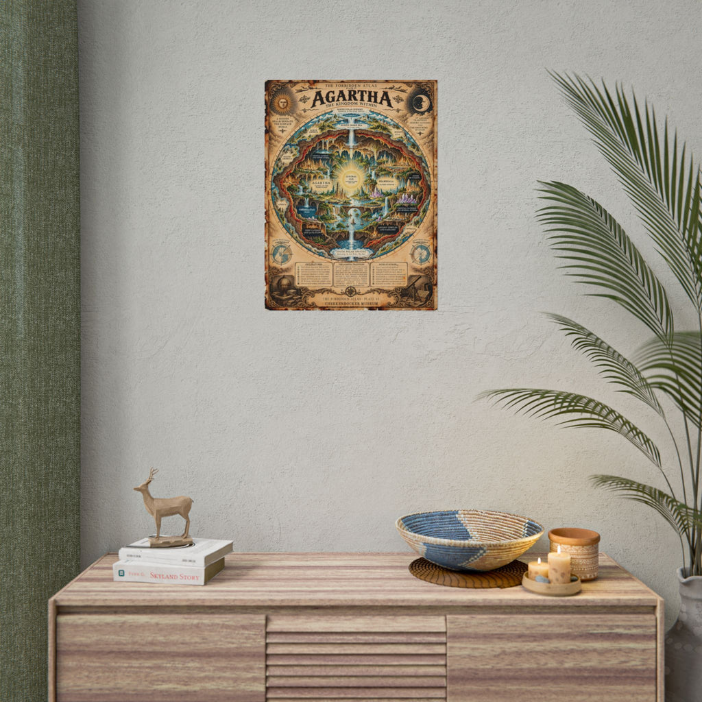 Agartha, The Forbidden Atlas Plate VI | Poster