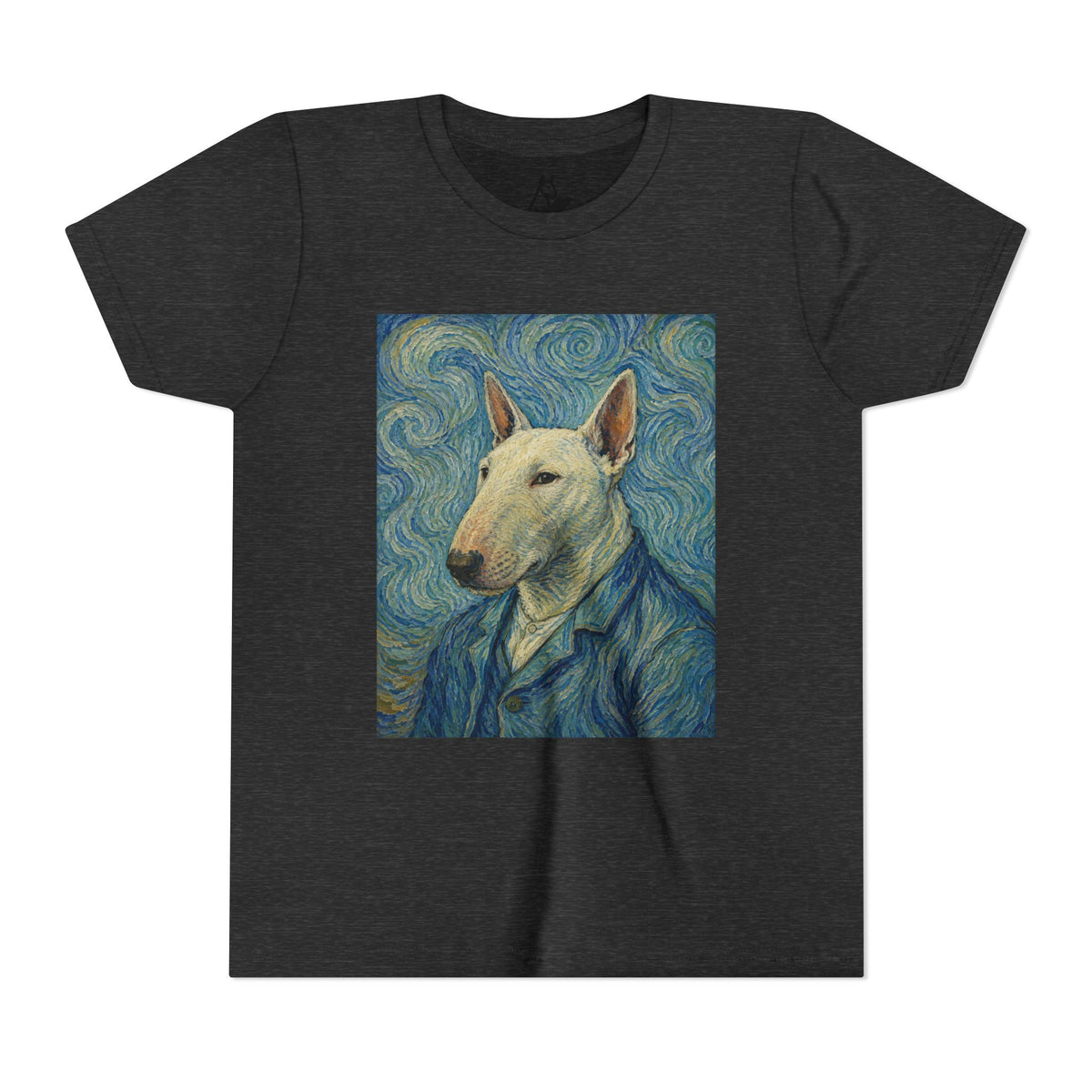 Bull Terrier Self-Portrait — after Vincent van Gogh, 1889 | Youth Tee