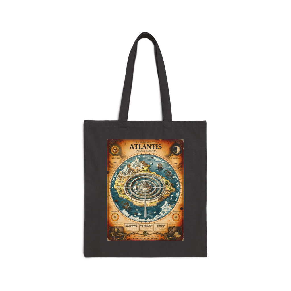 Atlantis, The Forbidden Atlas Plate III | Canvas Tote