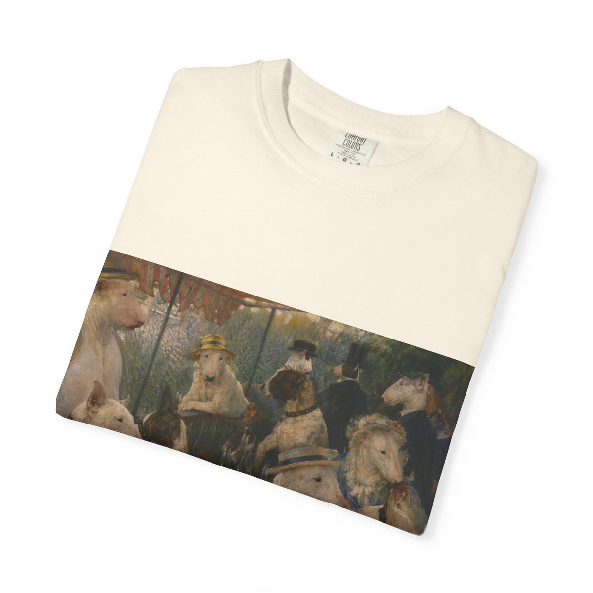 Bull Terrier Luncheon of the Boating Party — after Pierre-Auguste Renoir, 1881 | Garment-Dyed Tee