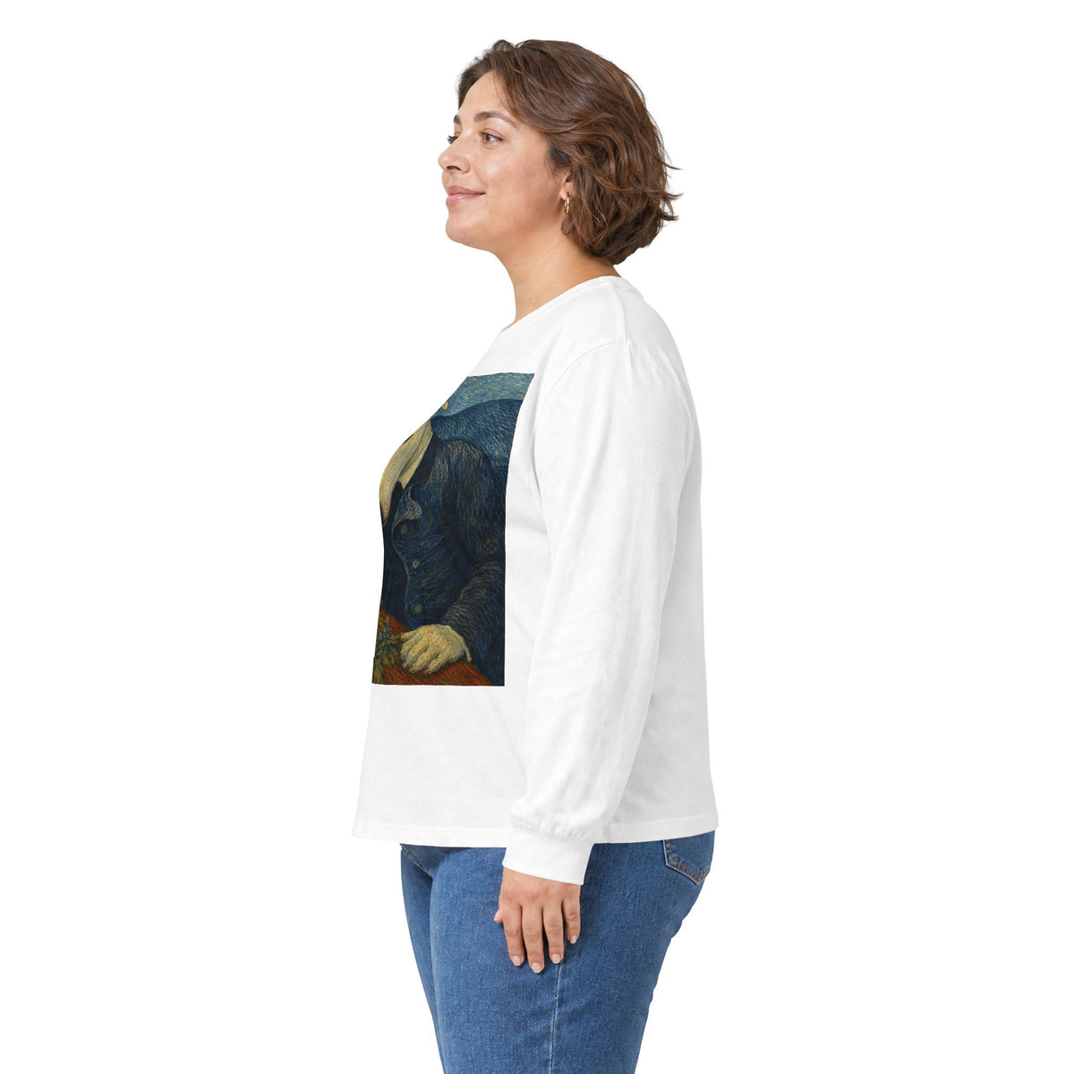 Bull Terrier Portrait Of Doctor Gachet — after Vincent van Gogh, 1890 | Long Sleeve