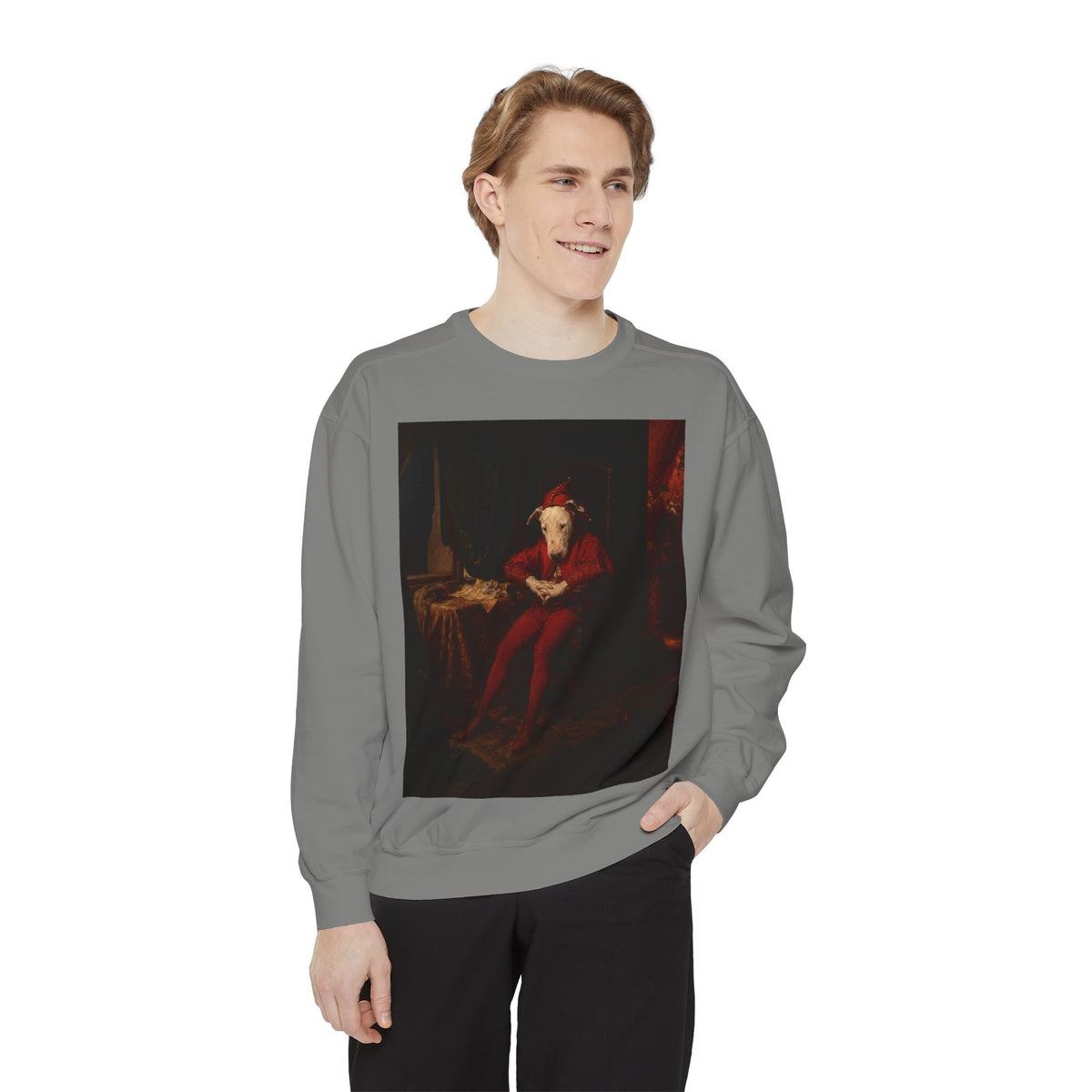 Bull Terrier Stańczyk — after Jan Matejko, 1862 | Crewneck