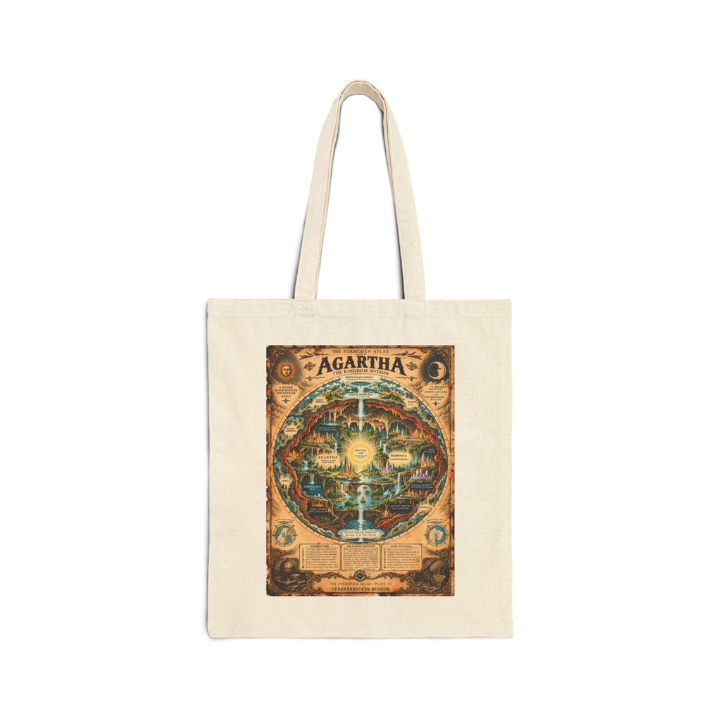 Agartha, The Forbidden Atlas Plate VI | Canvas Tote