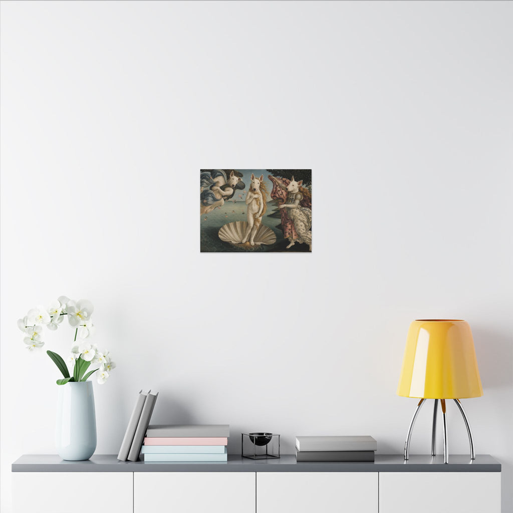 Bull Terrier The Birth of Venus — after Sandro Botticelli, c.1485 | Canvas