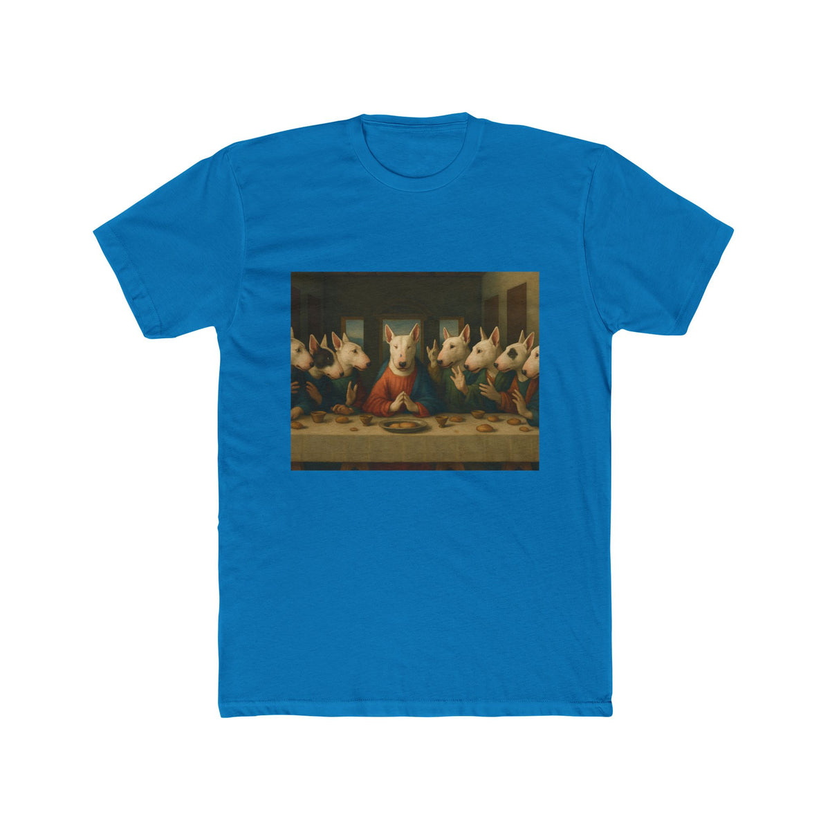 Bull Terrier The Last Supper — after Leonardo da Vinci, 1498 | Tee