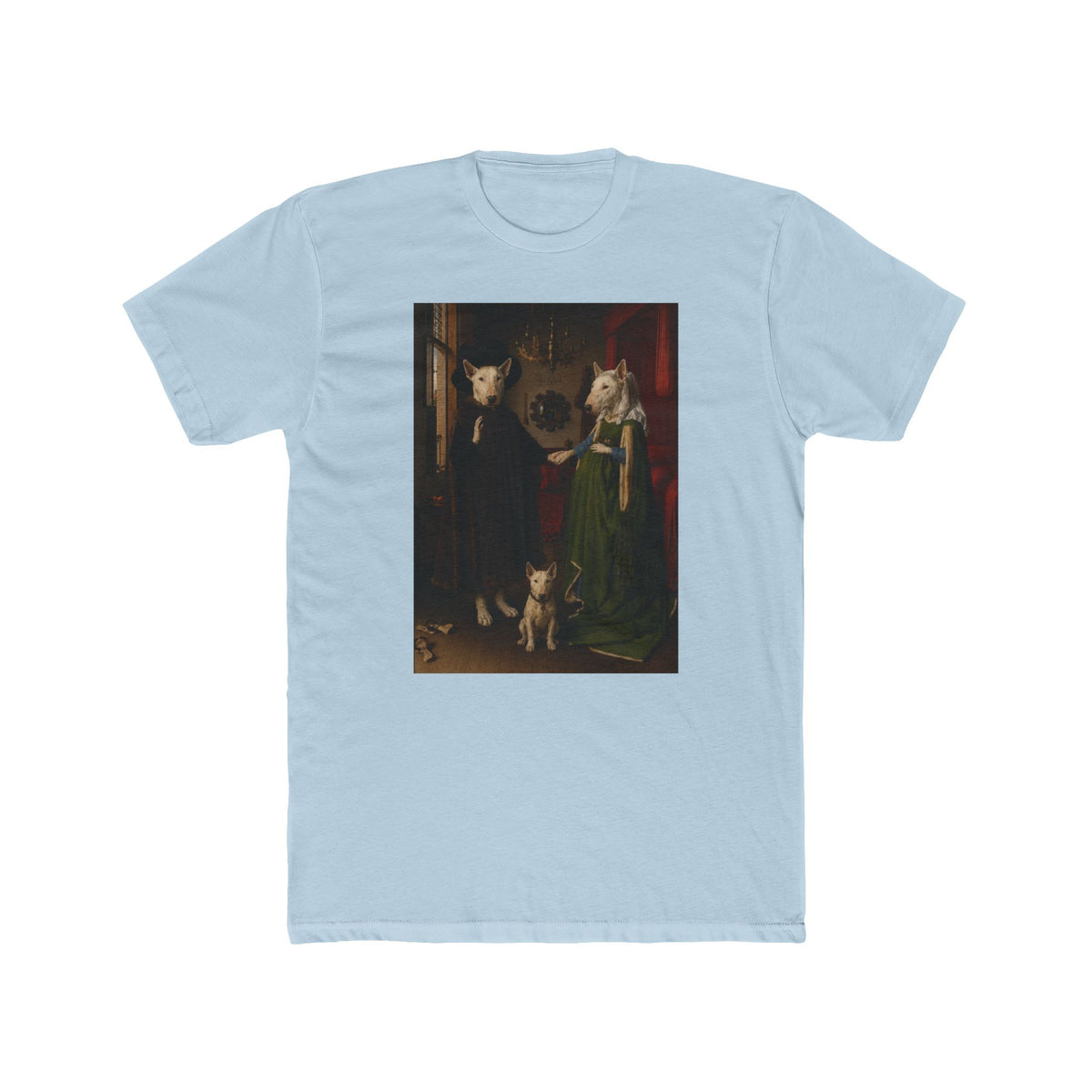 Bull Terrier The Arnolfini Portrait — after Jan van Eyck, 1434 | Tee