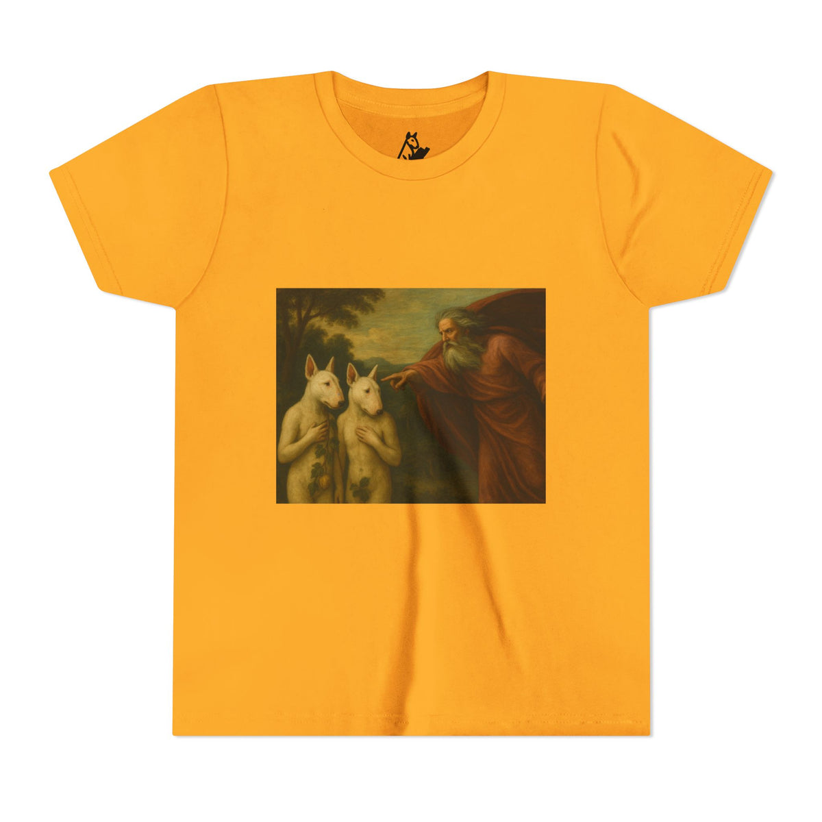Bull Terrier The Rebuke of Adam and Eve — after Domenichino, 1626 | Youth Tee