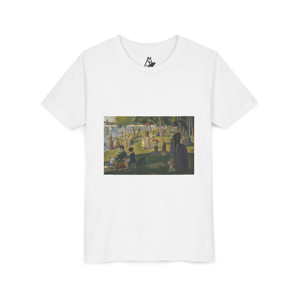 Bull Terrier A Sunday Afternoon on La Grande Jatte — after Georges Seurat, 1886 | Youth Tee