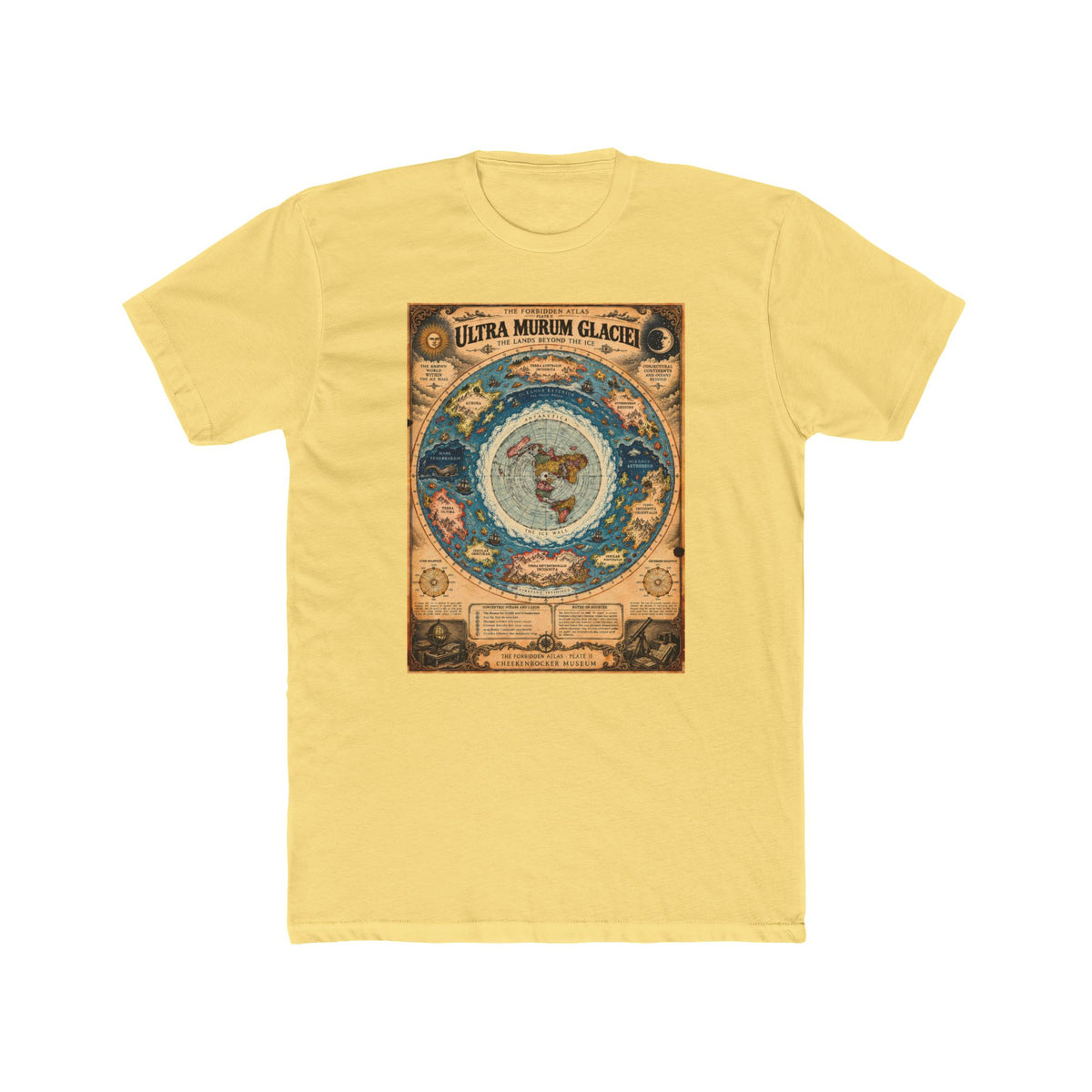 Ultra Murum Glaciei, The Forbidden Atlas Plate II | Unisex Cotton Crew Tee