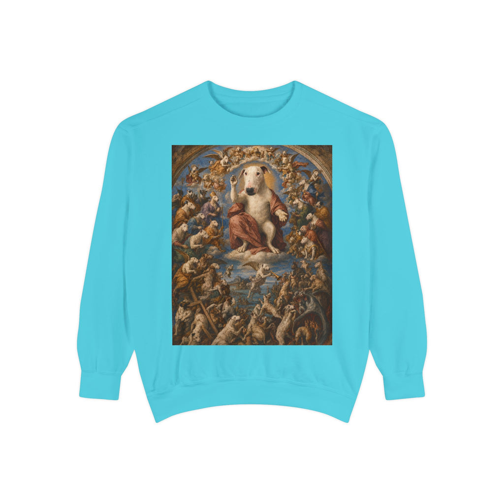 Bull Terrier The Last Judgement — after Michelangelo, 1541 | Crewneck