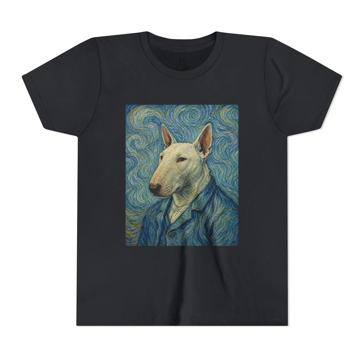 Bull Terrier Self-Portrait — after Vincent van Gogh, 1889 | Youth Tee