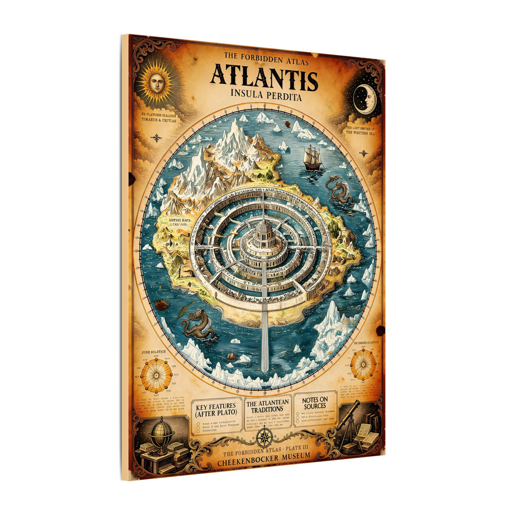 Atlantis, The Forbidden Atlas Plate III | Canvas