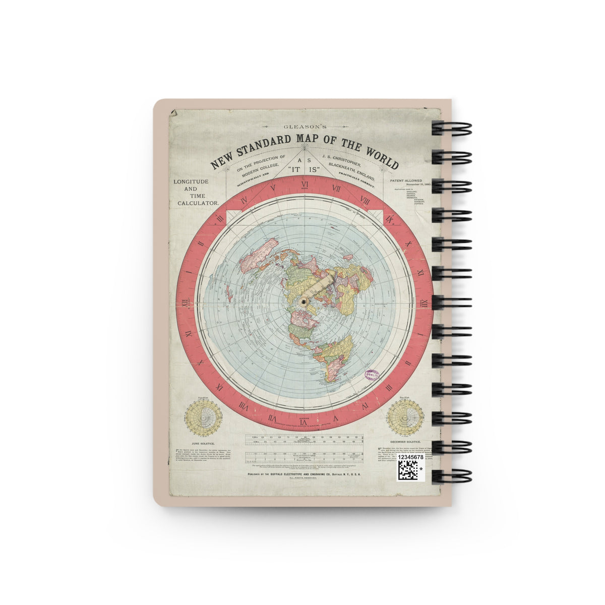 Gleason's New Standard Map of the World, 1892 | Spiral Journal