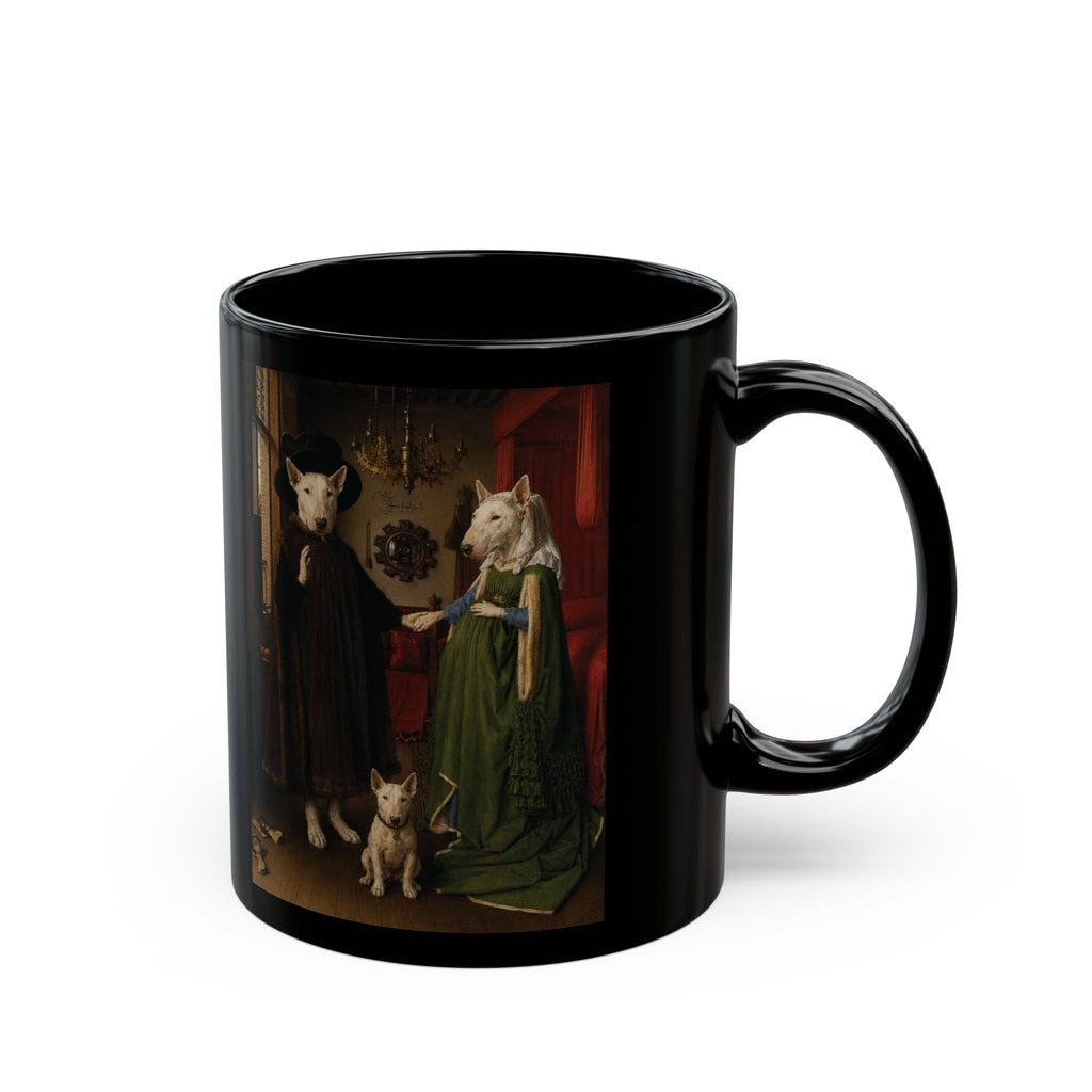 Bull Terrier The Arnolfini Portrait — after Jan van Eyck, 1434 | Mug