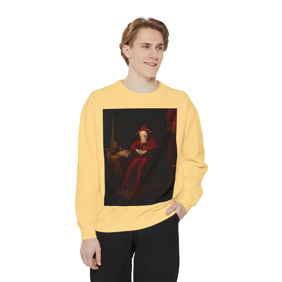 Bull Terrier Stańczyk — after Jan Matejko, 1862 | Crewneck