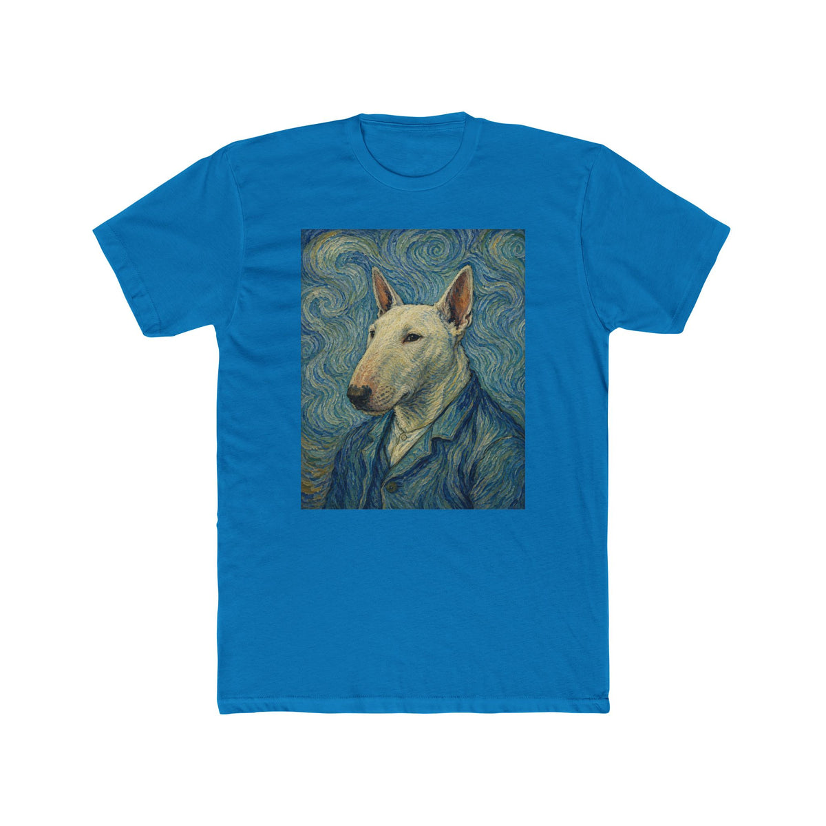 Bull Terrier Starry Night — after Vincent van Gogh, 1889 | Tee