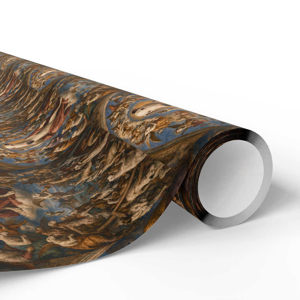 Bull Terrier The Last Judgement — after Michelangelo, 1541 | Wrapping Paper