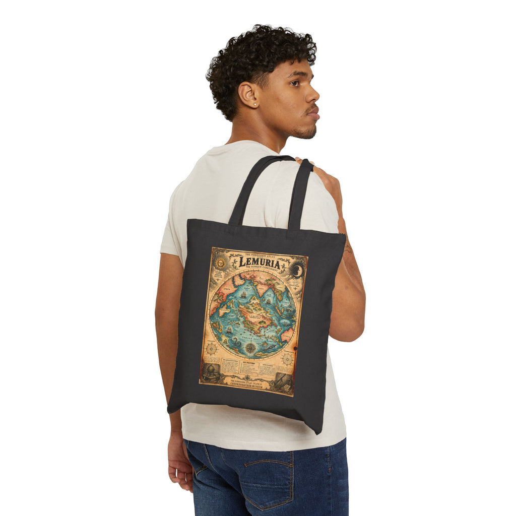 Lemuria, The Forbidden Atlas Plate IV | Canvas Tote