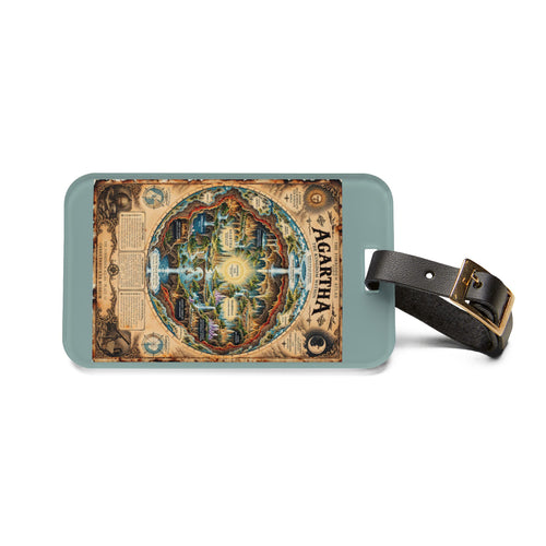 Agartha, The Forbidden Atlas Plate VI | Luggage Tag