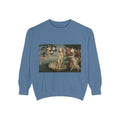 Bull Terrier The Birth of Venus — after Sandro Botticelli, c.1485 | Crewneck