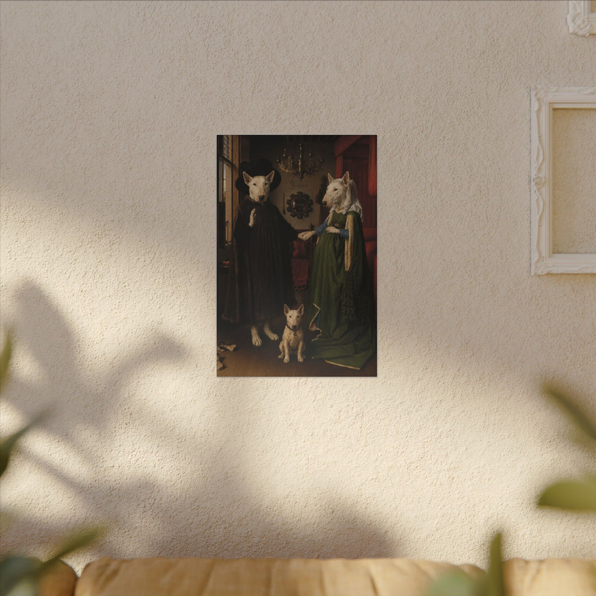 Bull Terrier The Arnolfini Portrait — after Jan van Eyck, 1434 | Canvas